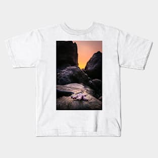 Red Starfish and A Sunset Kids T-Shirt